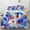 Anime Cardcaptor Sakura Bedding Set,Duvet Cover Comforter Bed Set Quilt Cover Pillowcase,King Queen Twin Size Boys Girls Adults