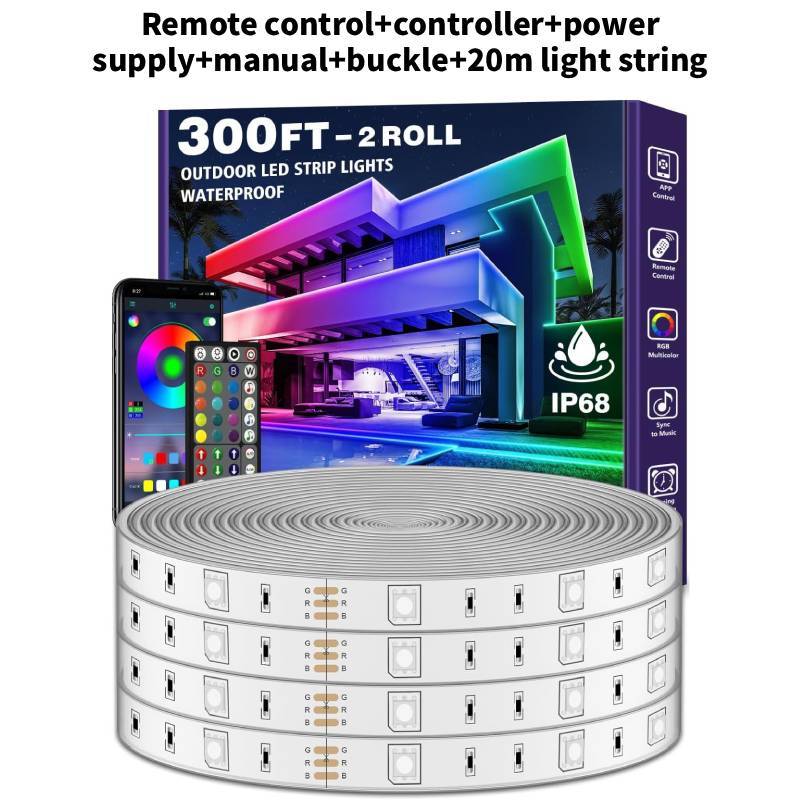 

Waterproof Tape Led Lighting 80 Cri And Bluetooth Remote For Environment Indoor