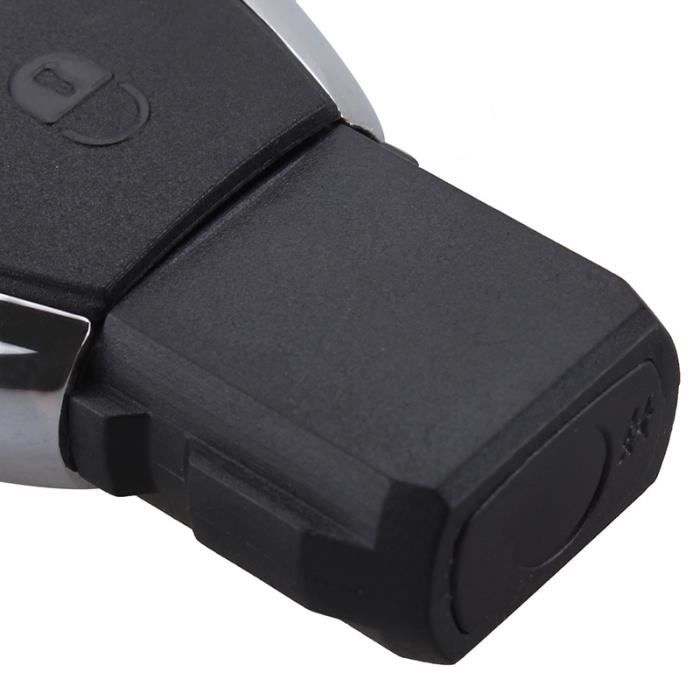 Key Shell for Mercedes Benz A B C CLA CLS GLC E ML Vito SL SLK SLC - 3 Buttons - Remote Control Fob Phonillico®