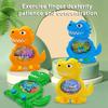 Handheld Dinosaur Water Ring Toy Childhood Nostalgic Hands Eye Coordination Educational