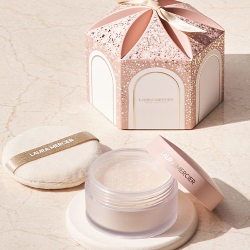[Laura Mercier] Divinely Flawless Translucent Powder & Puff Set