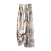 Women's Cotton Pajama Pants, Thin, Plus Size, Loose Floral Print, Long And Wide,leg, Suitable For Pregnant Women To Wear As Outerwear.