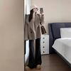 Women's Hepburn-Style Lapel Wool Coat - 2025 Autumn/Winter Collection