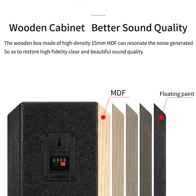 8 Inch 150W 8High Power Bass Speaker KTV Home Full-Frequency Floor Speaker Professional Private Room Meeting Stage Audio