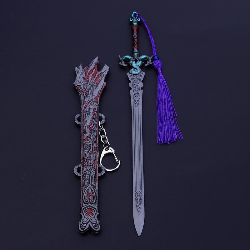 Naraka: Bladepoint Tang-Style Black Gold Sword Alloy Model Toy
