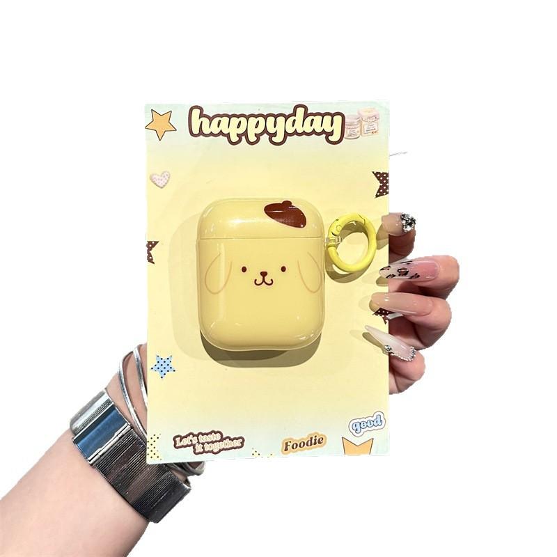 Cute Cartoon dog Case For Airpods 4 3 Pro 2 1 Pro2 Flip Earphone Shaped Stand Holder Protective Headphone Cover