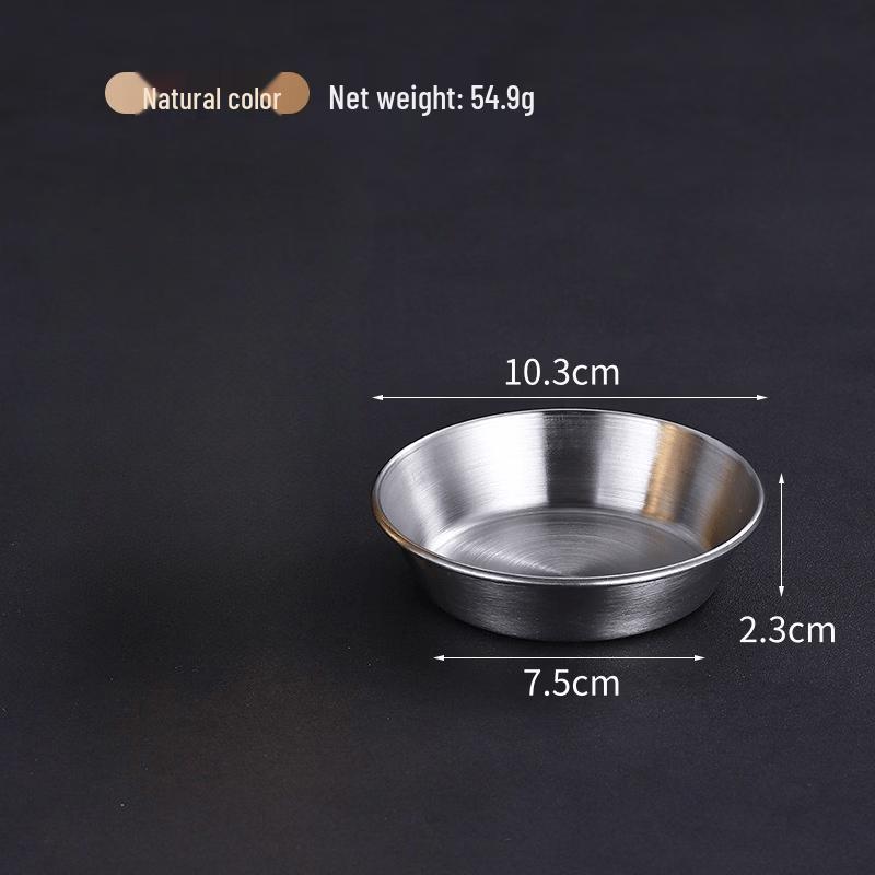 ZISIZ Stainless Steel Condiment Dish Set