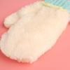 Winter Plush Hanging Neck Knitted Mittens Cute Thick Warm Kids Gloves
