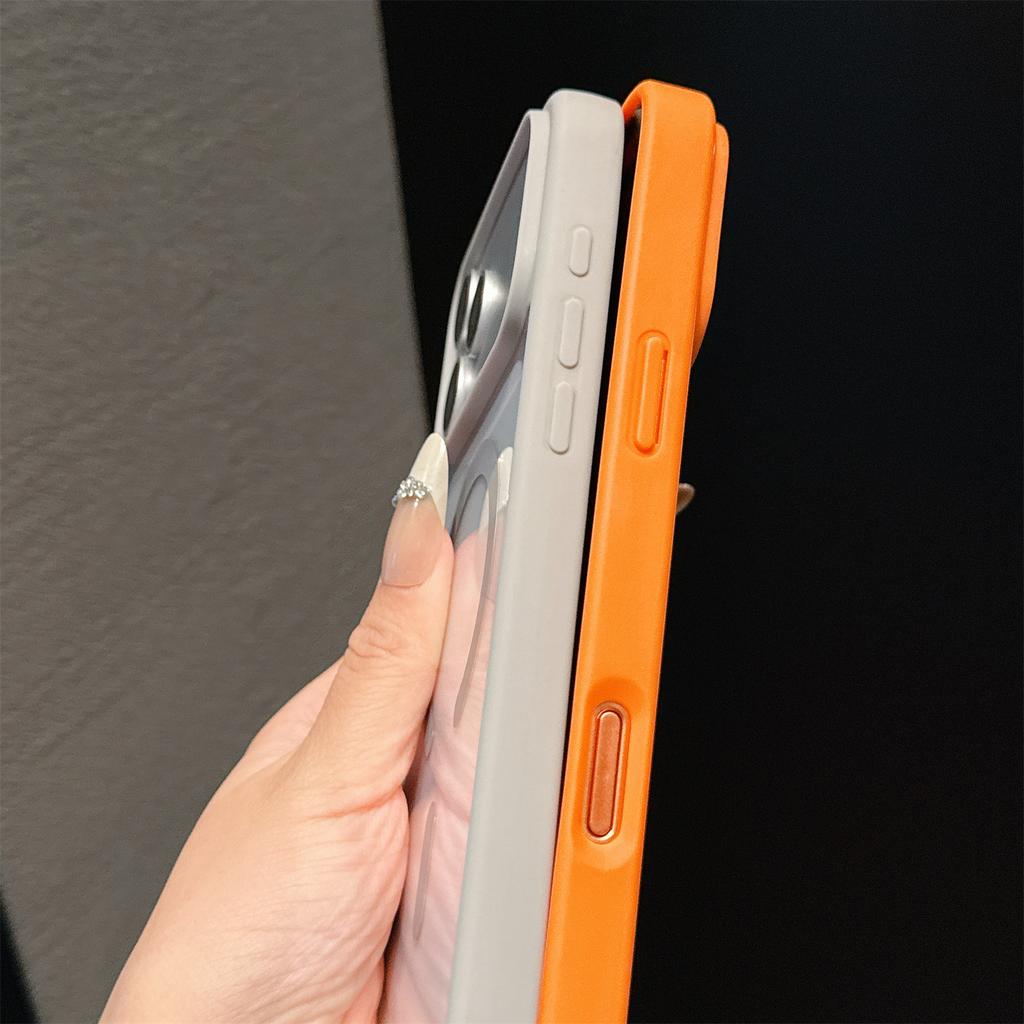 Luxury iPhone 17 Pro Max Magnetic Case for iPhone 17 16 15 14 13 Pro Max Cases Magsafe Candy Color Clear Shockproof Back Cover