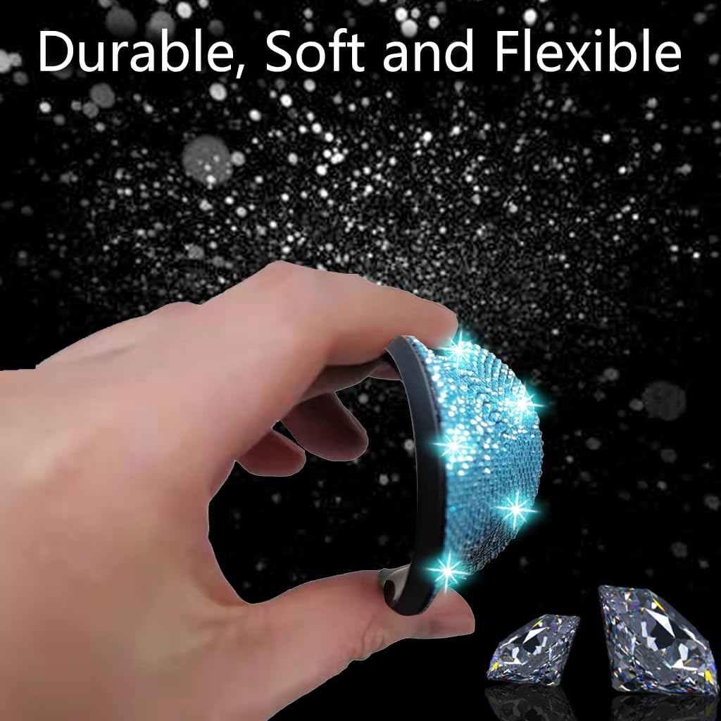 2 Pcs Bling Car Cup Holder Coaster, 2.75" Anti-Slip Shockproof Universal Fashion Car Coaster