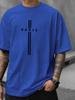 Unisexs Paris Cross Graphic Print Tshirt Oversized 100 Polyester Minimalist Streetwear Short Sleeve Tops Sxxl