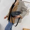 Vintage Punk Style Street Skull Shoulder Bag Tide Leather Rivet Halloween Oblique Span Bag Embossed Small Bag Female