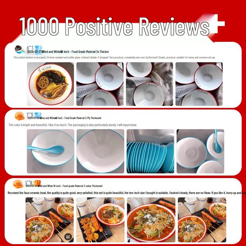 Japanese Style Melamine Noodle Bowl