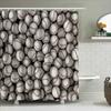 Baseball Shower Curtain Set Waterproof Sports Theme Bathroom Decor Vintage Baseball Lover Gift Home Decor Modern Style