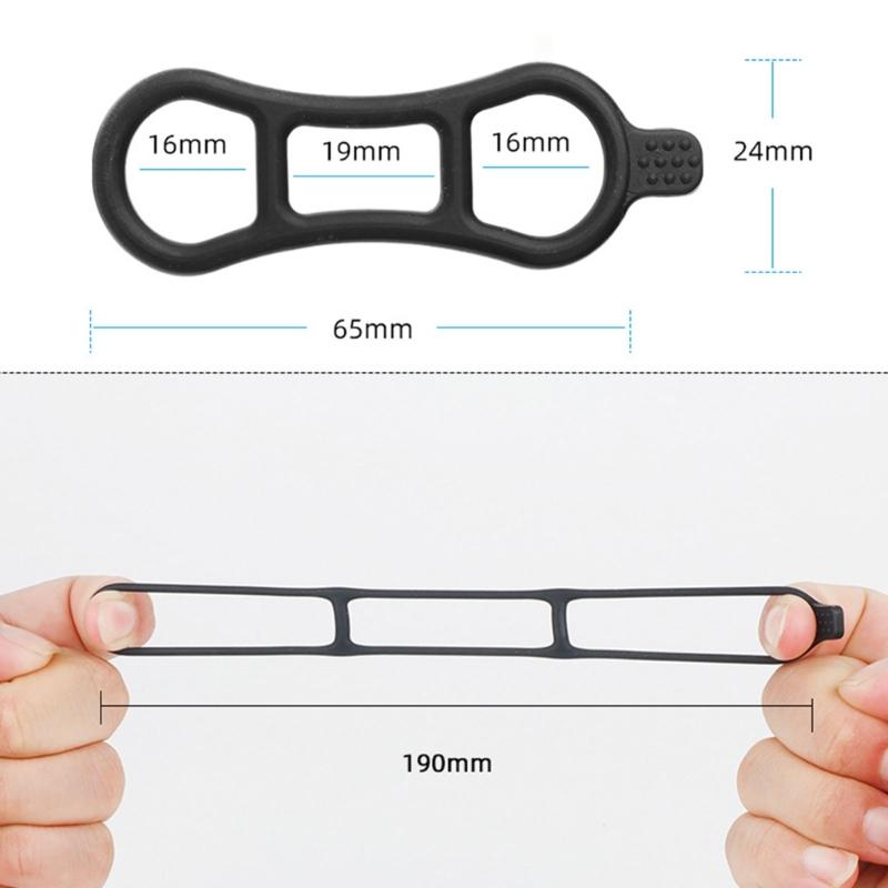 Versatiles Silicones Strap Suit Bike Headlights Strap Handlebars Lamp Strap for Bike Lamp and Accessories