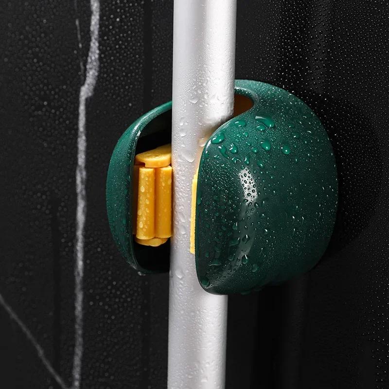 Wall-mounted Mop Storage Rack Bathroom Straw Hook Brush Broom Hanger High Quality Household Storage Rack for Home Hot selling