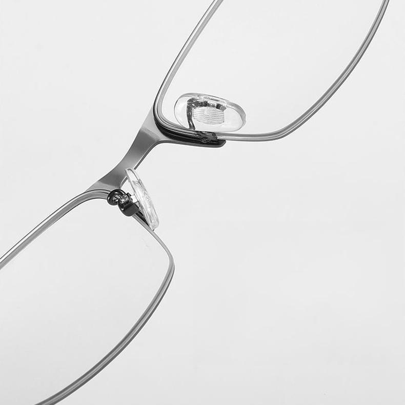 Photochrome Myopiebrille für Herren, Vintage, Business, Halbrahmen, Minussichtbrille, männlich, Outdoor, Farbwechsel-Sonnenbrille, 0 bis 4,0