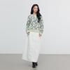 Elva' Island Women's Floral Long-Sleeve Knitted Cardigan