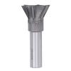 Dovetail Cutter Dovetail Cutter Quenching Cemented Carbide 6 Blades Straight Shank Milling Tool for Stainless Steel Milling Tool