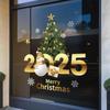 Anvelo Weihnachtsbaum Fensteraufkleber