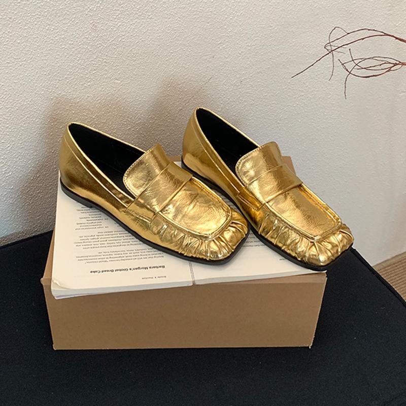 Fashion Flats Classic Ladies Slip-on Handmade Penny Loafers Autumn 2025 New Designer Mules Shoes Female Retro Moccasins Zapatos De Mujer