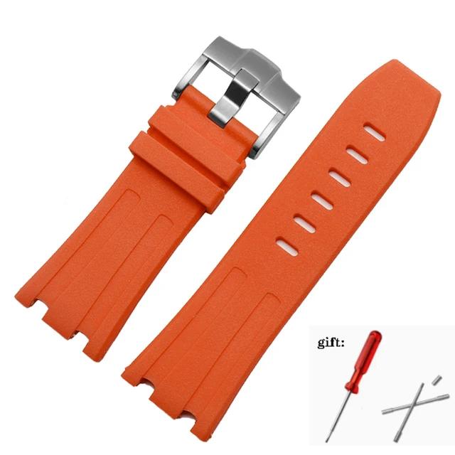 For Audemars and Piguet Royal Oak Strap Original AP 15710 26470 Silicone Rubber Sport Watch Strap 28mm Watchband Accessories