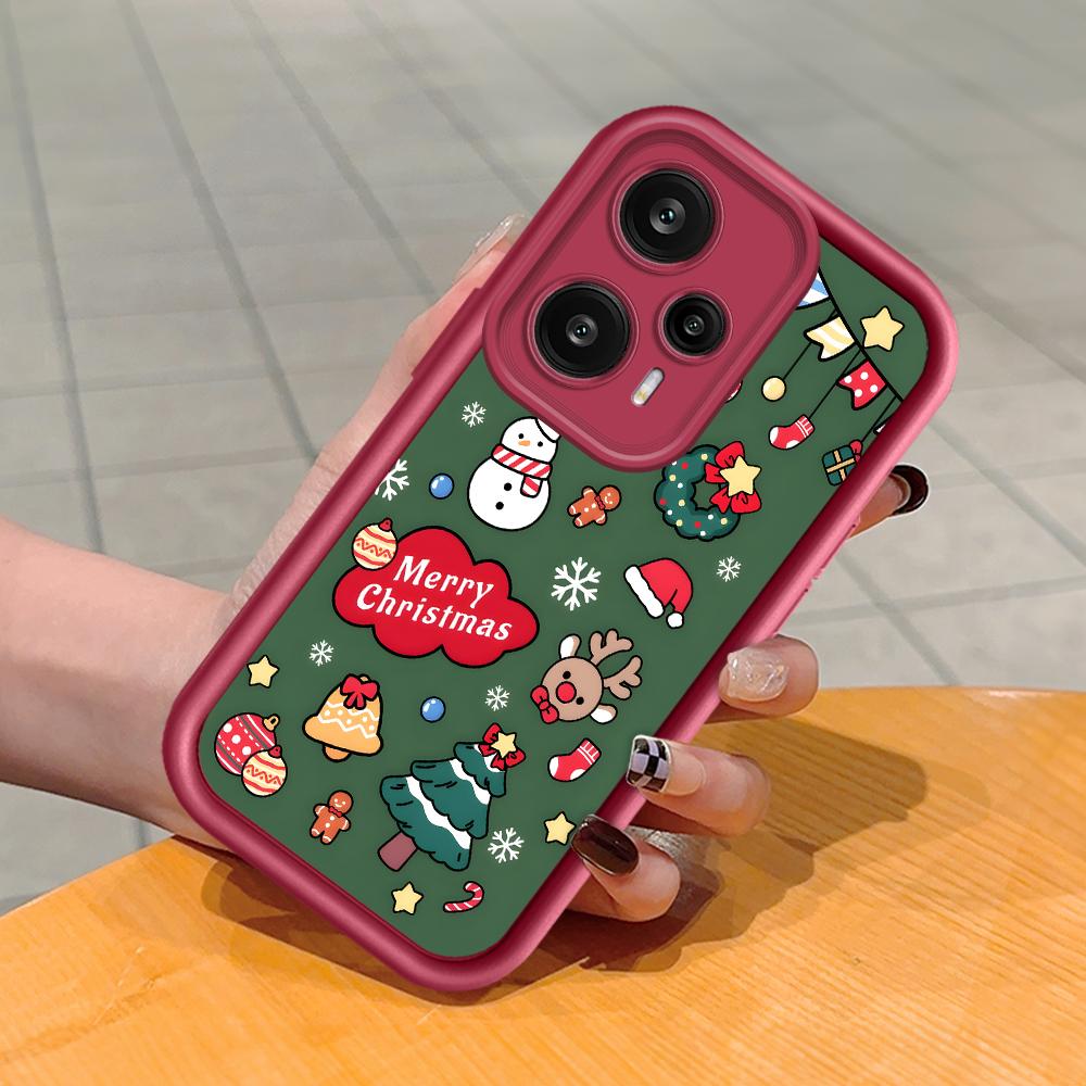 Soft Silicone Square Ladder Printing Pattern Phone Casing Full Cover Camera Shockproof Protection Rubber Case for Xiaomi Redmi