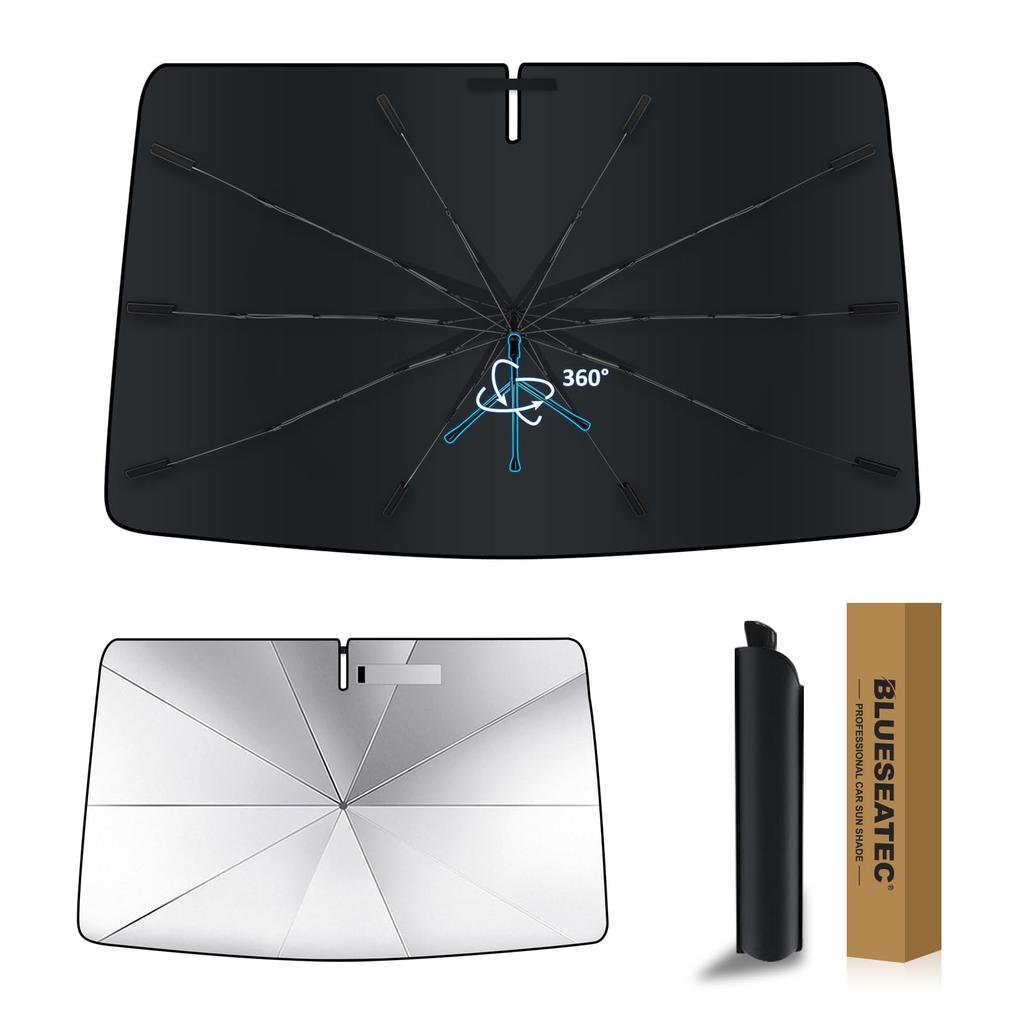 Reinforced Windshield Sunshade for Honda Step WGN and RP8 UV Flexible Light Easy Installation and Car Storage Bag [2025 Edition, 360° Rotation] RP6,