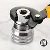 Universal Multifunctional Wrench Socket Sleeve Converter for 3/8" Drive Wrench, 10-19mm Adjustable Socket Adapter Wrench