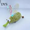 Fun Mosquito Shape Cat Toys Crinkle Toy with Catnip, Gall Fruit Chew for Indoor Exercise Toy, Soft Plush Insect Stuffed Cats Kittens Teeth Cleaning