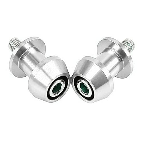 

Комплект крюков для подставки 2 шт. Болт M8 8 мм Левый и правый Черный Honda Suzuki Автомобиль Крюк для задней подставки (Серебряный)