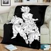 Flannel Blanket Dragon Ball! Print Warm Soft for Bedrooms, Sofas, Beds, Chairs, Picnics, Travel