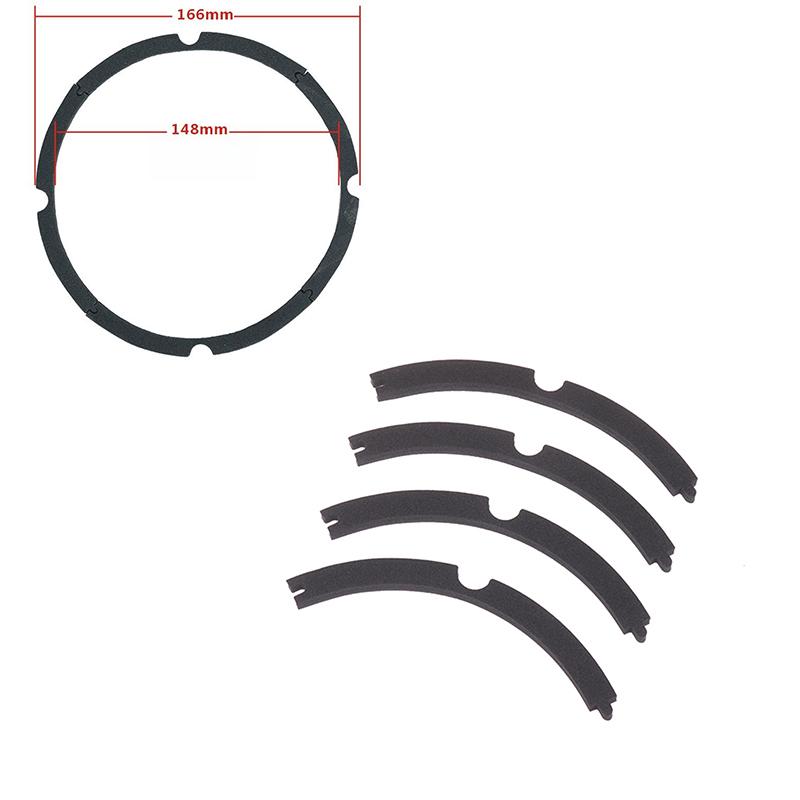 1 Set Rubber Speaker Repair Parts Foam Edge Rings Horn Press Edge Gasket Speaker Surround Repair Foam Woofer Edge