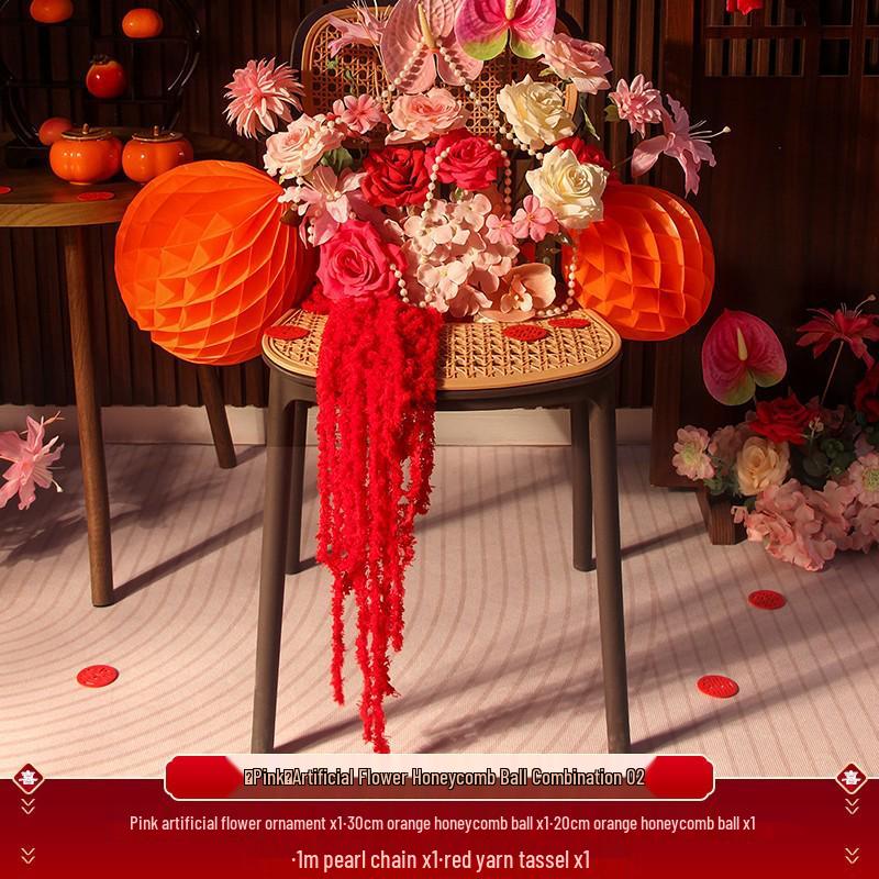 Wedding Floral Decorations: Bedside, Dining, and Desktop Arrangements for Festive Occasions and Engagements.