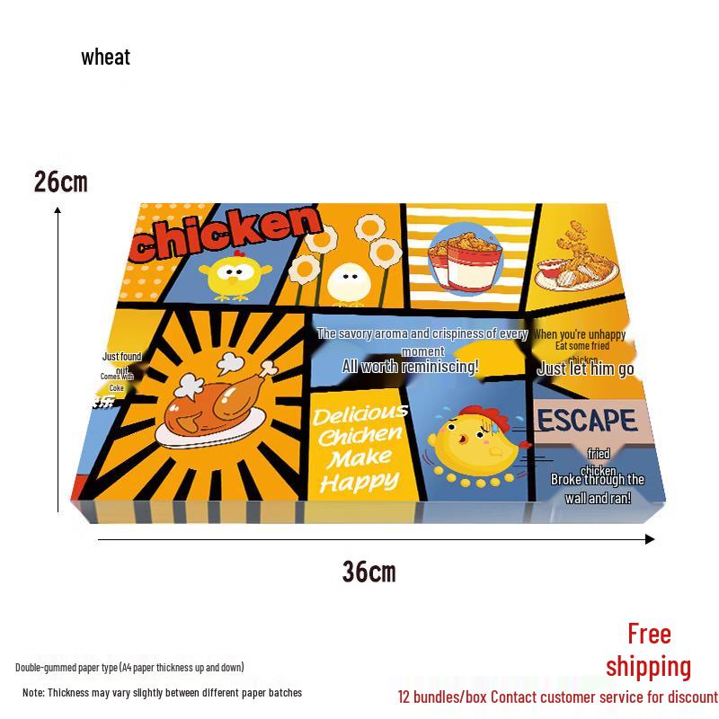 Disposable Chinese Trend Restaurant Placemat Paper