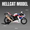 1:9 Honda Cbr1000Rr Little Monkey Toy Model Motorbikes Alloy Diecast Sound Light Shock Absorption Motorcycle Toys For Kids Gifts