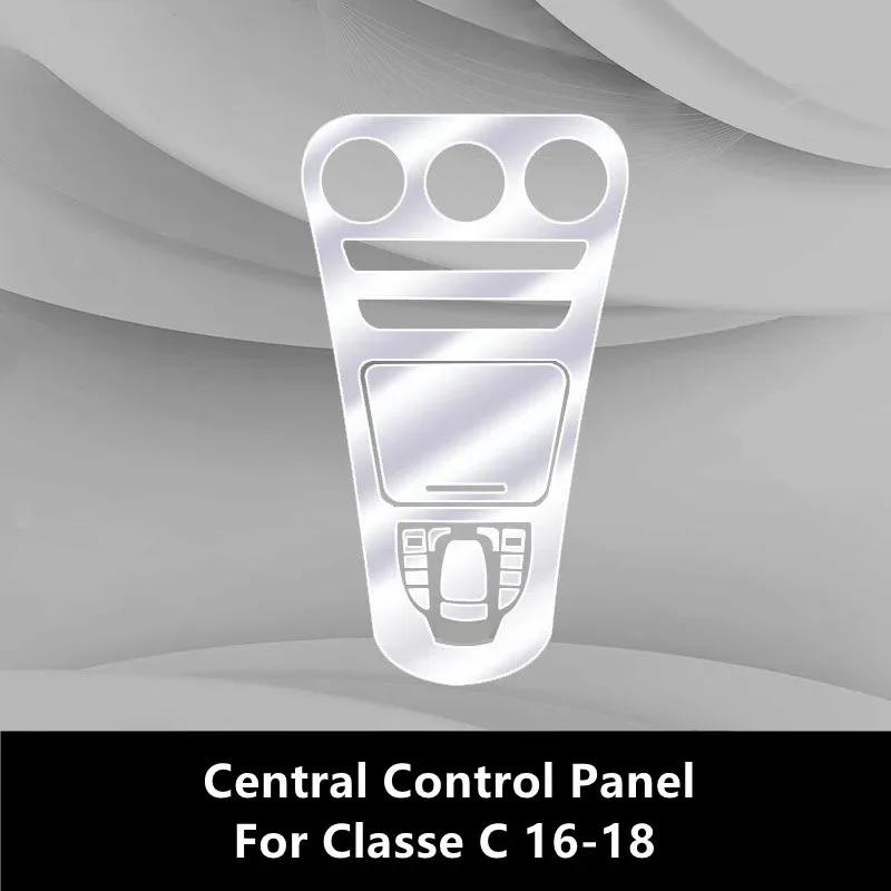 For Mercedes-Benz Classe C/GLC W205 X253 Car Interior Center Console Transparent TPU Protective Film Anti-scratch Repair Film