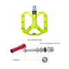 New Ultra-light Mountain Bike Pedals CNC Aluminum Alloy Polished 3 Bearing Pedals Anti-slip Bicycle Pedals