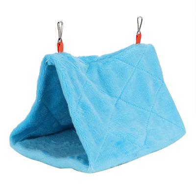 Cotton Pet Triangle Hammock Nest Keep Warm Hanging House for Hamster Sugar Glider Bird Parrotlight
