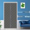 Thickened Magnetic Insulation Curtain: Windproof, Soundproof, Self-Adhering for Winter & Autumn Cold Protection