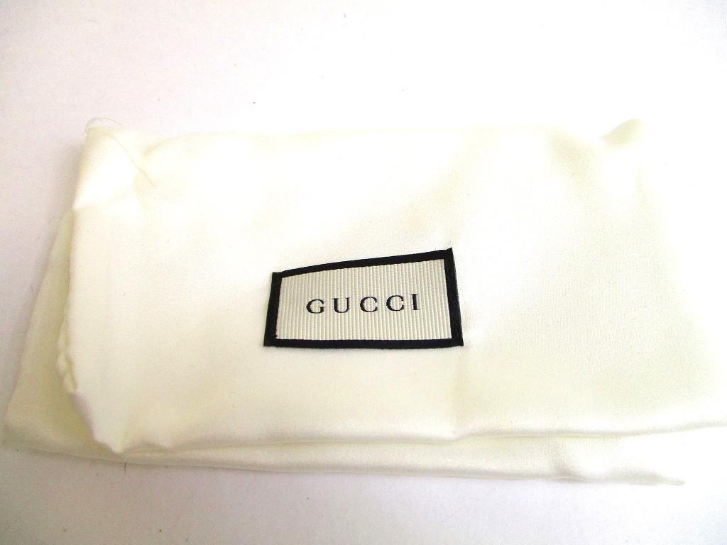 Authentic GUCCI GG Black Canvas and Leather 6 Pics Key Chain #b291 Seller Refurbished