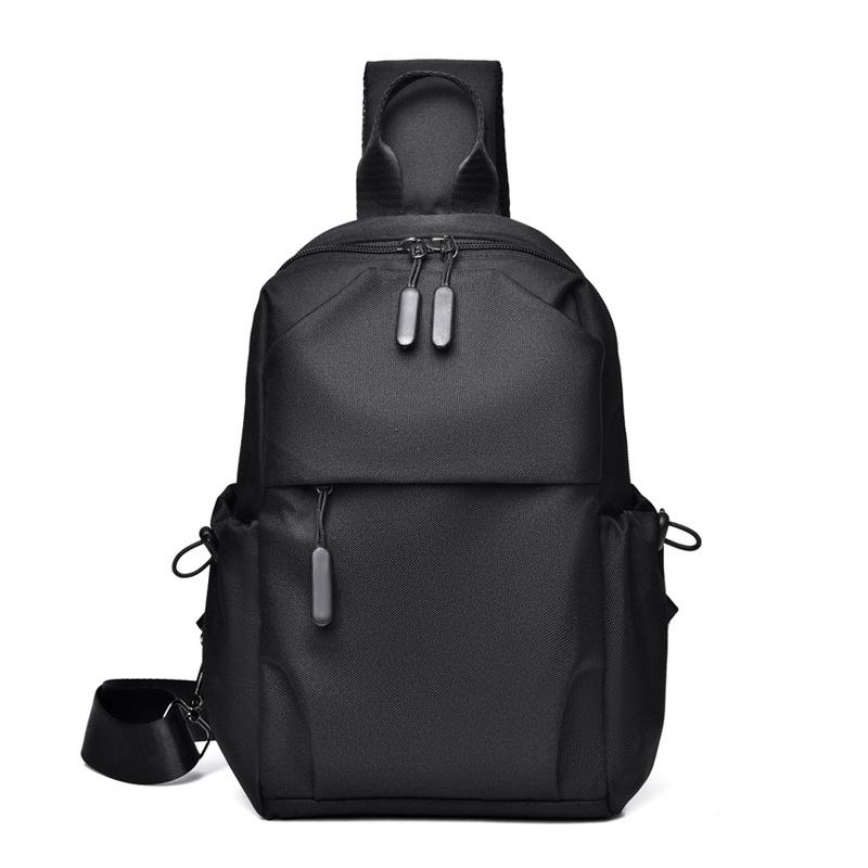New casual men's Oxford cloth breast bag simple trend thickened shoulder messenger bag student travel bag backpack