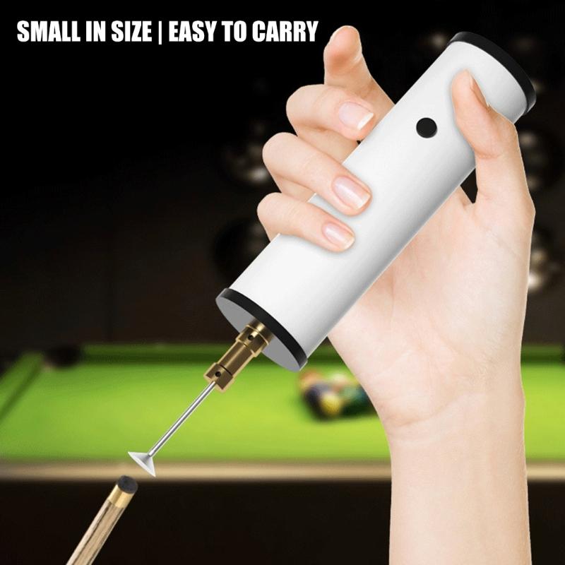 Electric Billiard Cue Tip Shaper Trimmer Grinder With Rechargeable Battery For Precise And Smooth Grinding Performances