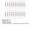 20 Stück Golf-Tees, unzerbrechlich, reduzieren Reibung, Kunststoff, 83 mm, Aufdruck mit amerikanischer Nationalflagge, transparent, wiederverwendbar, Side-Spin, langes Golf-Zubehör