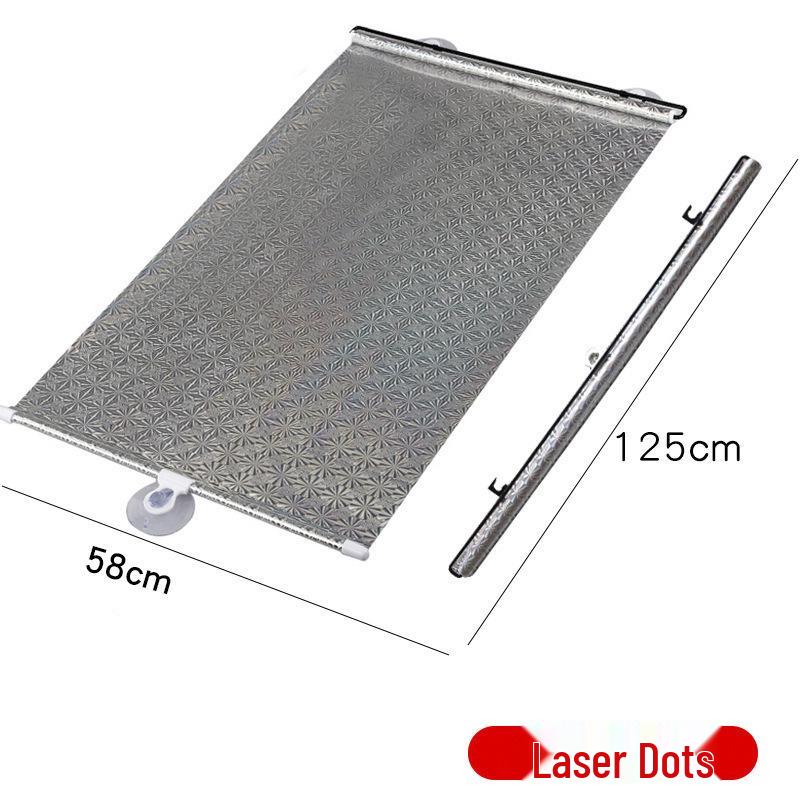 Automatic Retractable Car Windshield Sunshade and Heat Insulation Curtain