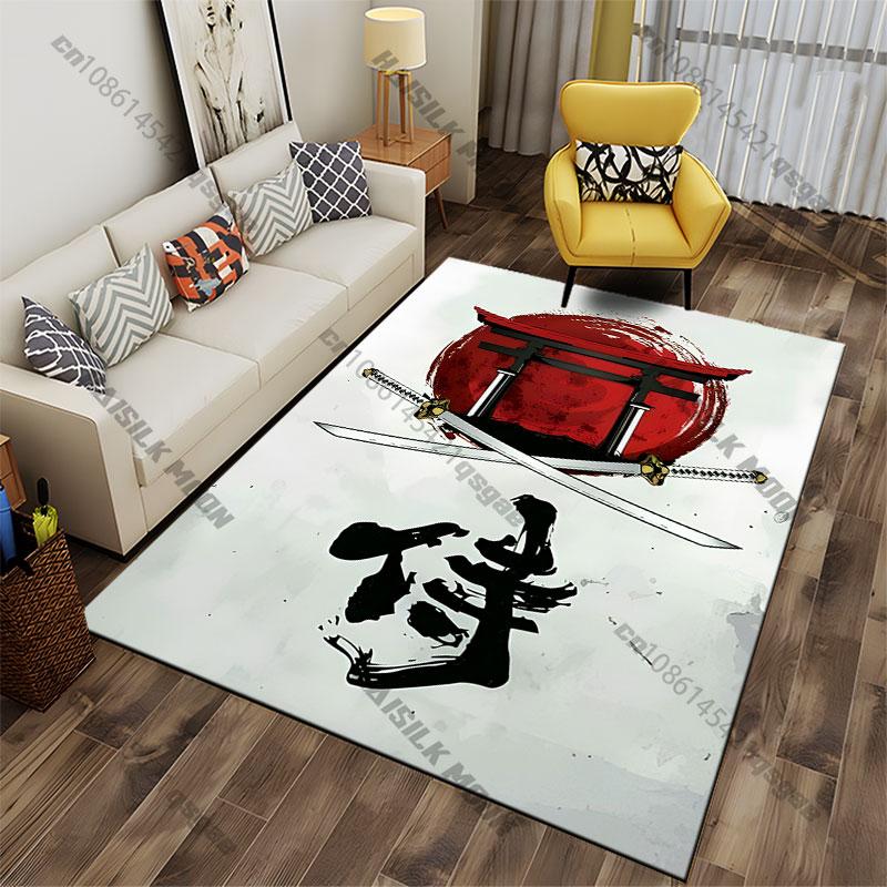 Japanese culture tradition and honor carpet Yoga living room room decor children's crawling mat doormat area rug games mat