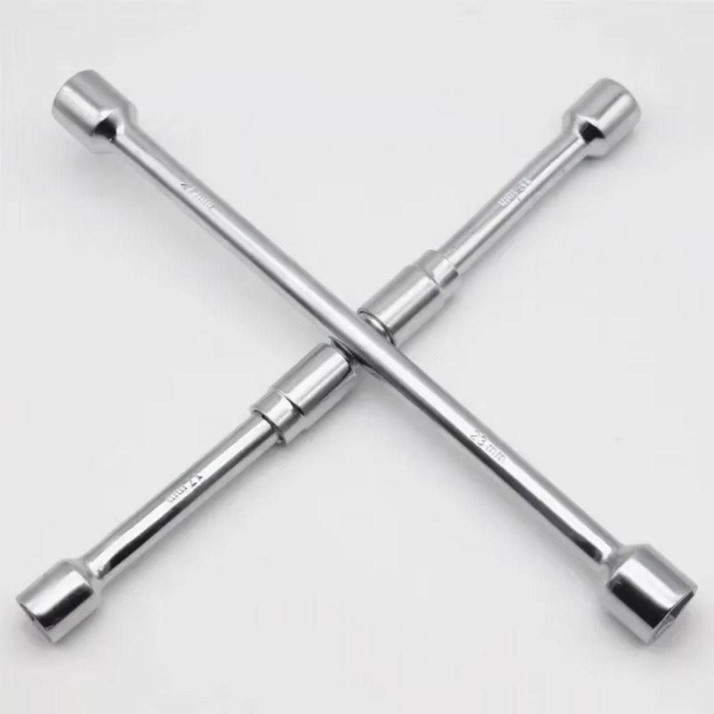 Labor-Saving Collapsible Lug Wrench 17/19/21/23mm Foldable Socket Wrench Car Repair