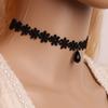 Korean Fashion Velvet Choker Necklace for Women Vintage Sexy Lace Necklace with Pendants Gothic Girl Neck Jewelry Accessories