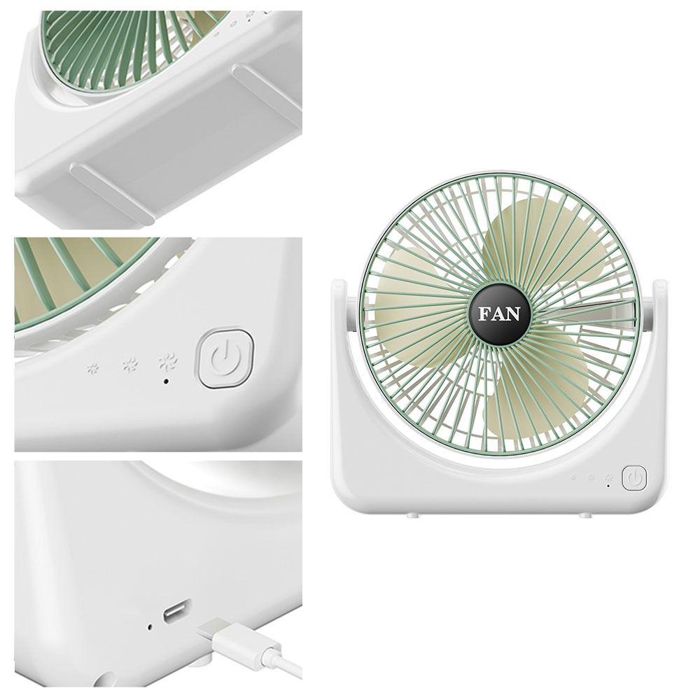 

Тришвидкісний USB Міні-вентилятор Портативний Персональний Настільний Вентилятор Простий Маленький USB Настільний Вентилятор Подорож зелений