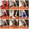 Chaussettes Homme à Rayures Durables Ultra-Fines Bas Mi-Mollet en Nylon Ultra-Fins Respirants Transparents Chaussettes Habillées Bureau
